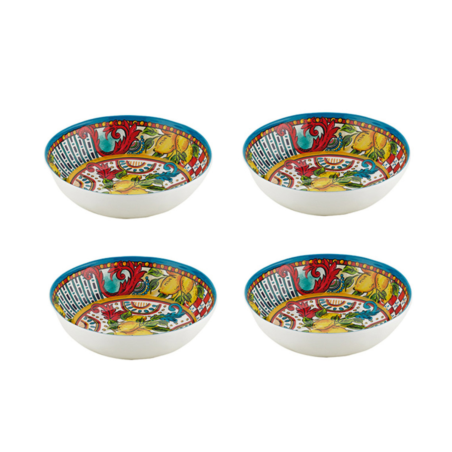 Lemozia Melamin 19 cm 4’lü Kase Seti - 1