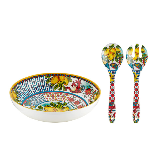 Lemozia Melamin 3’lü Salata Servis Seti