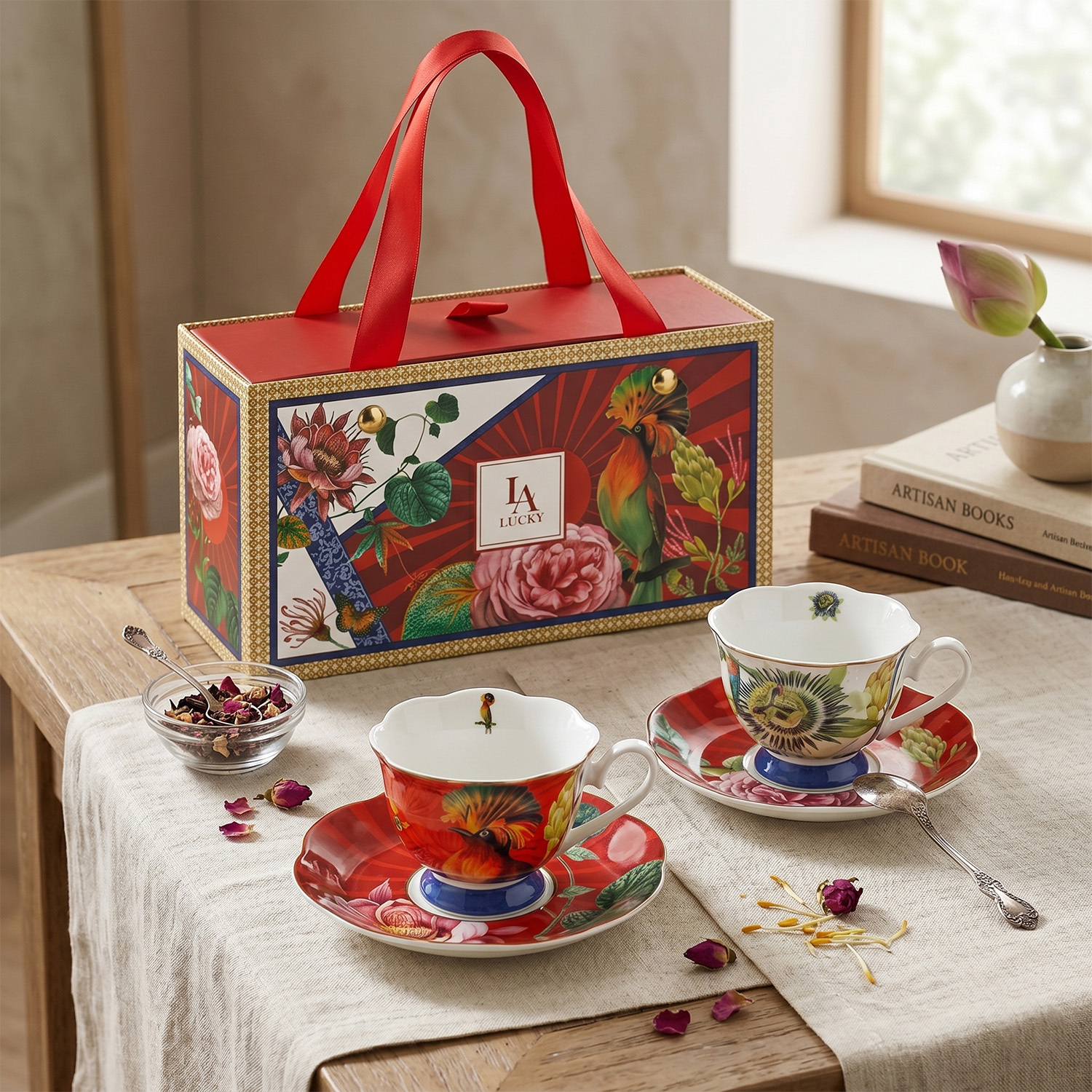 Liorine Bone 2’lü Kahve Fincanı Seti 90 ml - 2