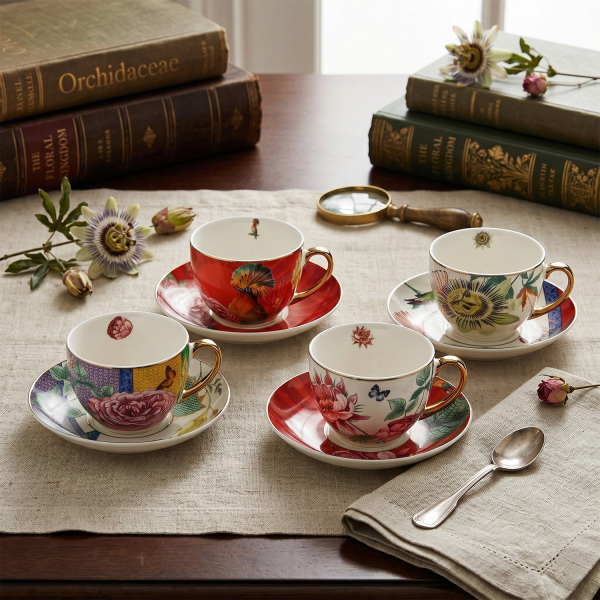 Liorine Bone 4’lü Çay Fincanı Seti 250 ml (1)