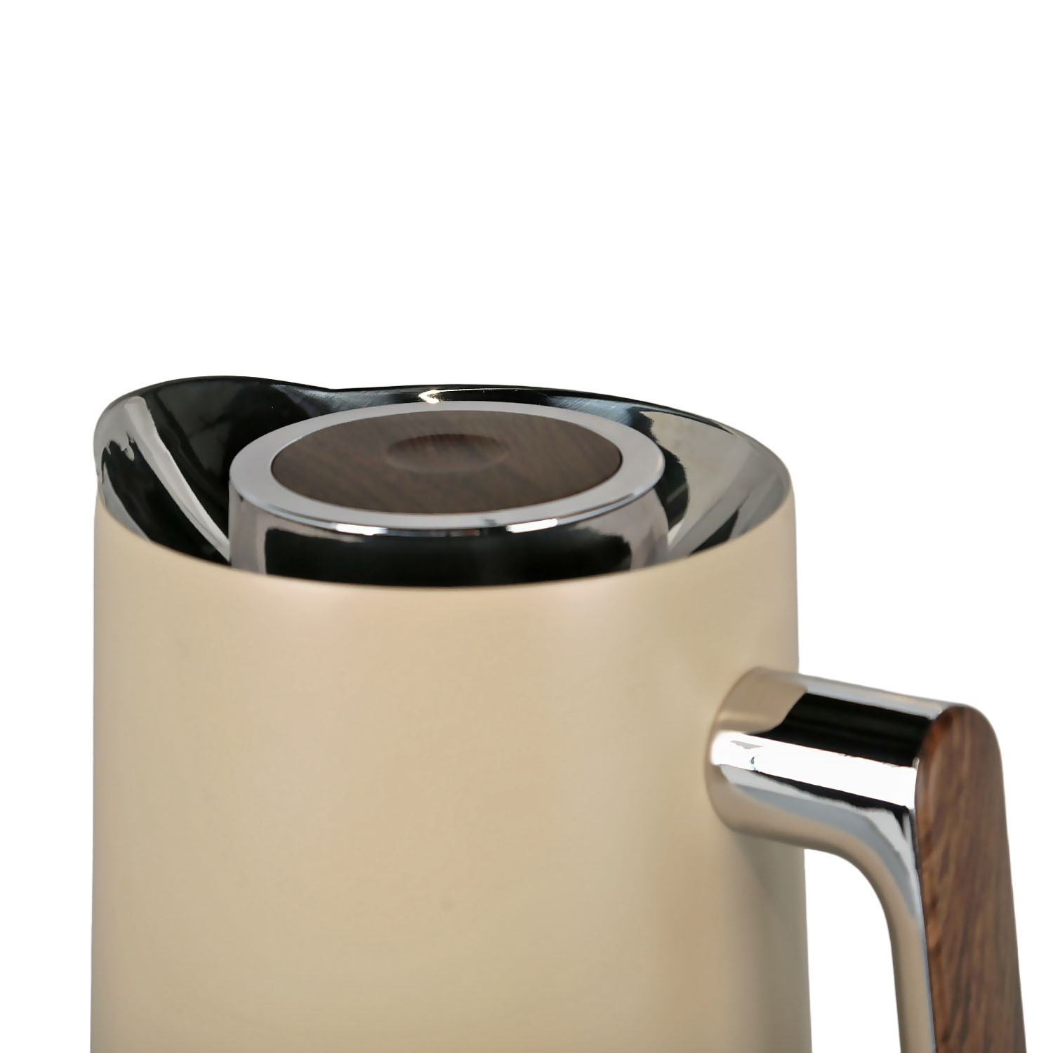 Lucky Art 1L Çelik Gövdeli Karaf Termos Krem - 3