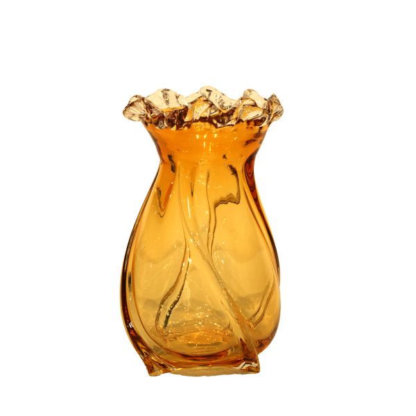 Lucky Art Dekoratif Modern Cam Vazo 16*12*38