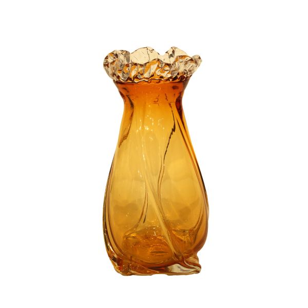 Lucky Art Dekoratif Modern Cam Vazo 32*32*14