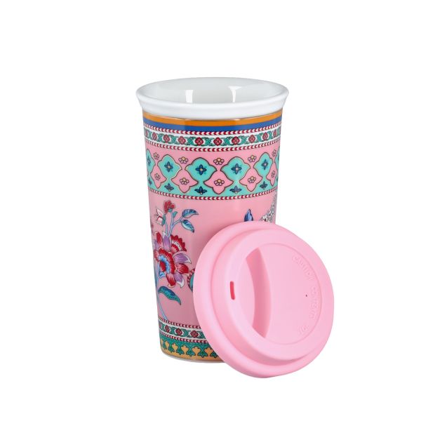  - Lucky Art Bloome Bone Kapakli Mug 450ML (1)