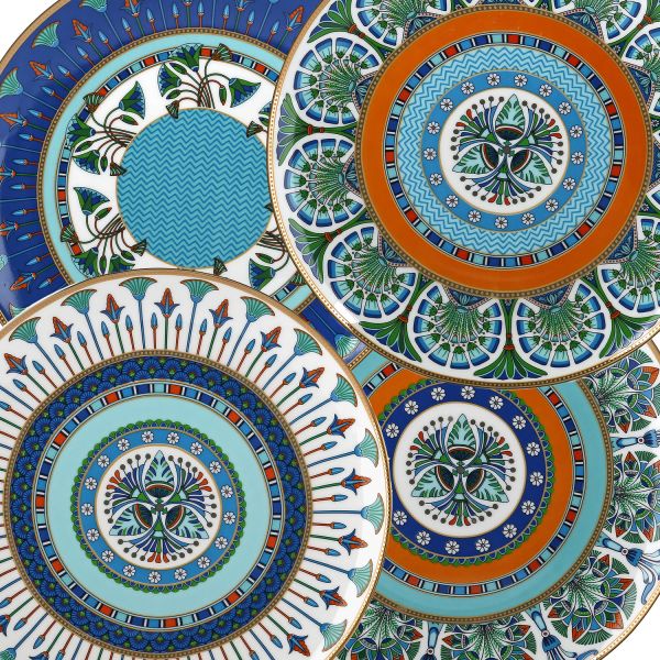Lucky Art - Luckyart Callısta Bone 19Cm 4Lü Tabak Seti (1)