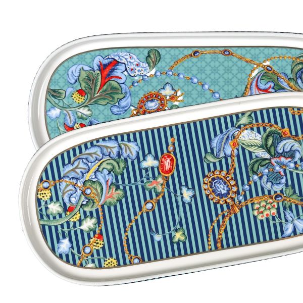Lucky Art - Lucky Art Chantelle New Bone China Porselen 25cm 2li Baton Tabak Set (1)