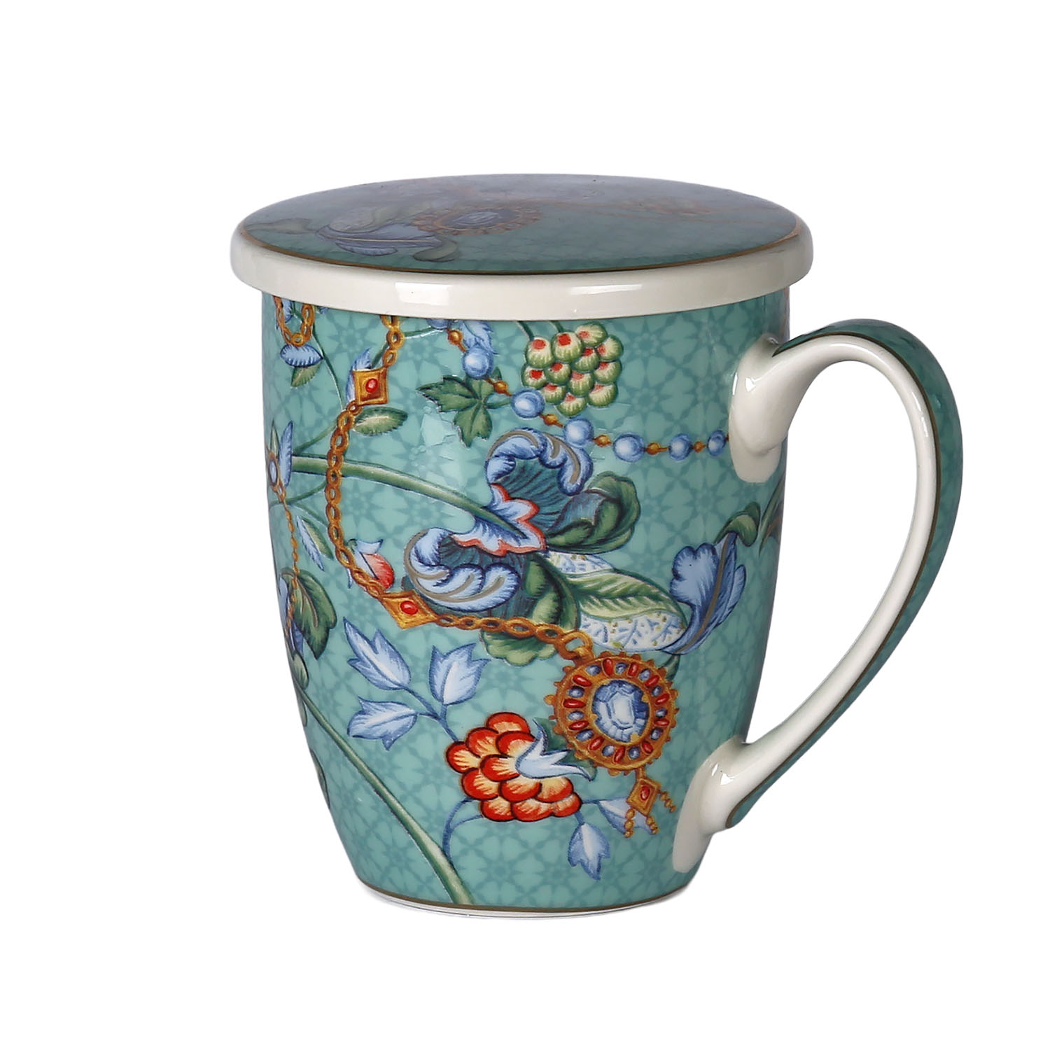 Lucky Art Chantelle Bone Suzgecli Kapakli Kupa 600Ml - 1