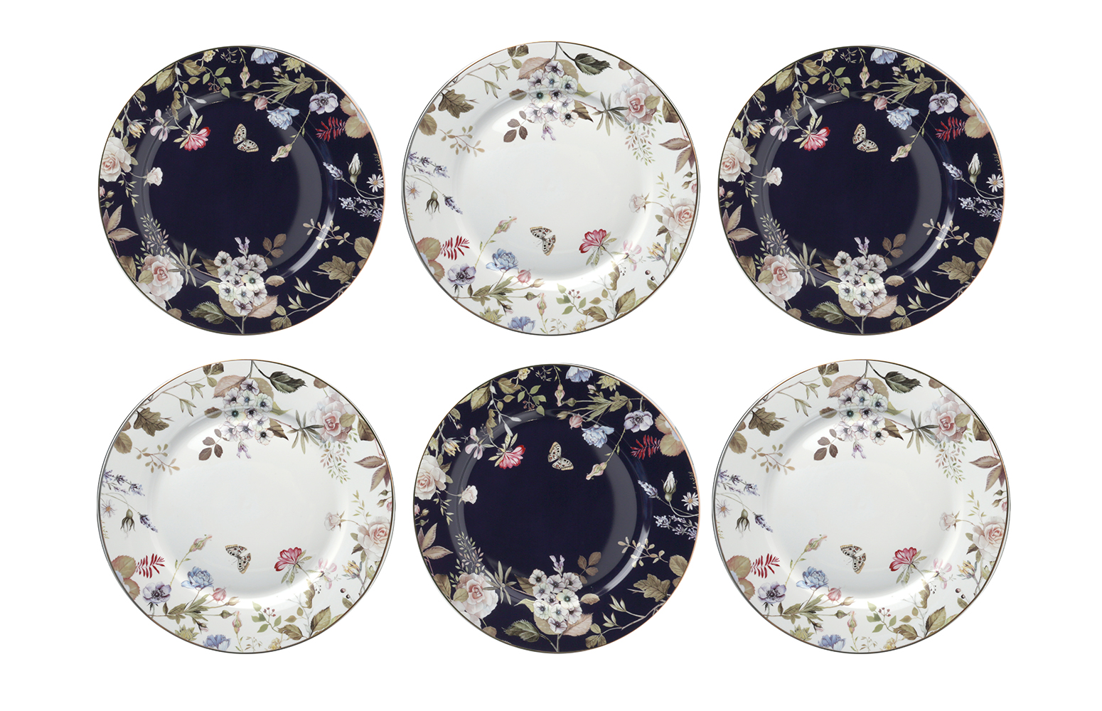 Fleurisse Bone 27Cm 6Lı Tabak Seti - 1