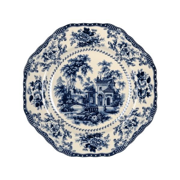 Lucky Art - Lucky Art Florantine 27Cm 4Lu Tabak Seti Mavi (1)