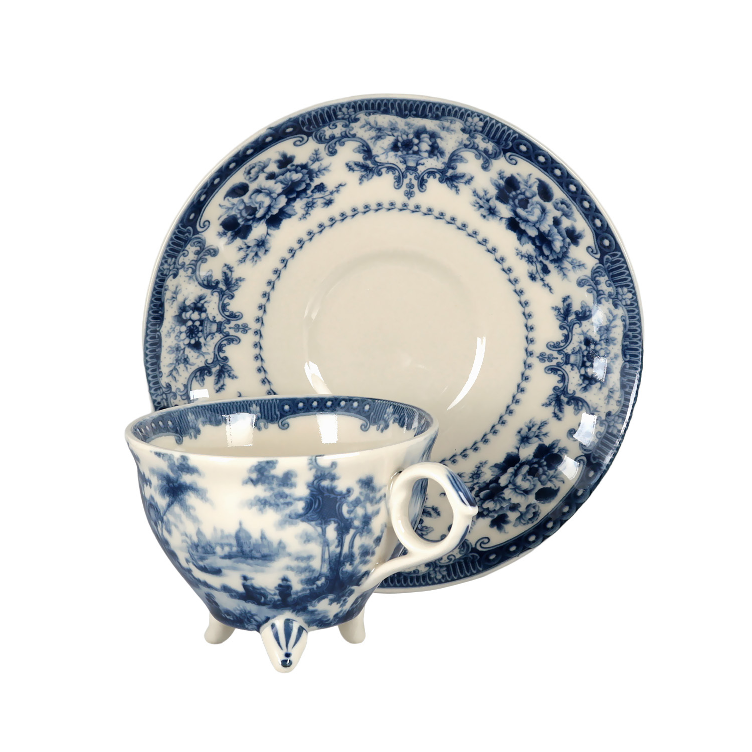 Florantine 4Lu Cay Fincani Seti Mavi - 2