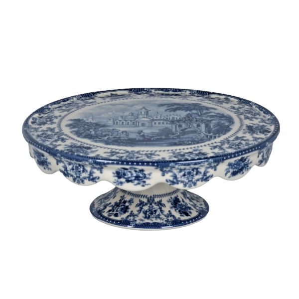 Lucky Art - Lucky Art Florantine Ayakli Kek Standi 25Cm Mavi (1)