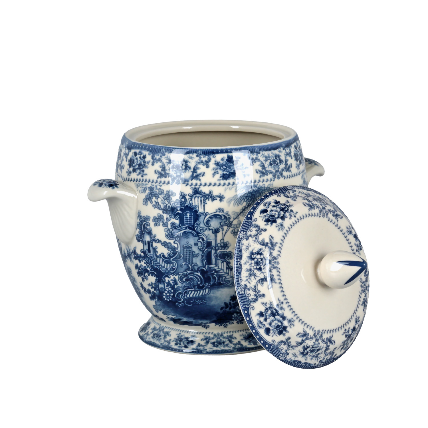 Lucky Art Florantine Kavanoz 2300cc Mavi - 2