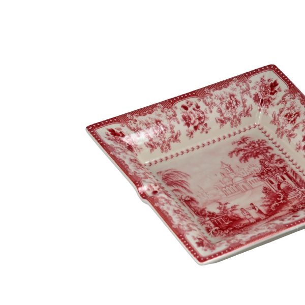 Lucky Art - Lucky Art Florantine Kül Tablasi 18cm Kirmizi (1)