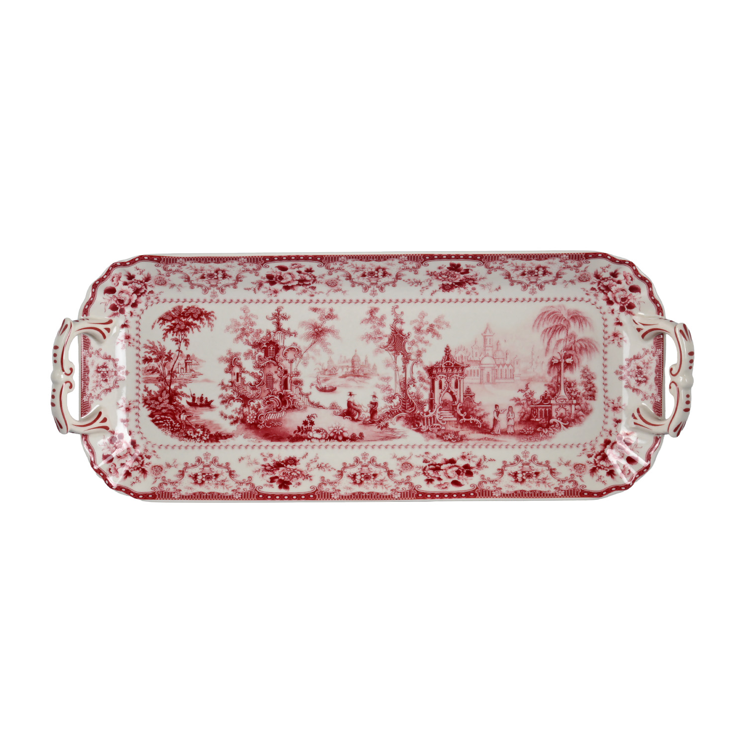 Florantine Kulplu Baton Tabak 33Cm Kirmizi - 1