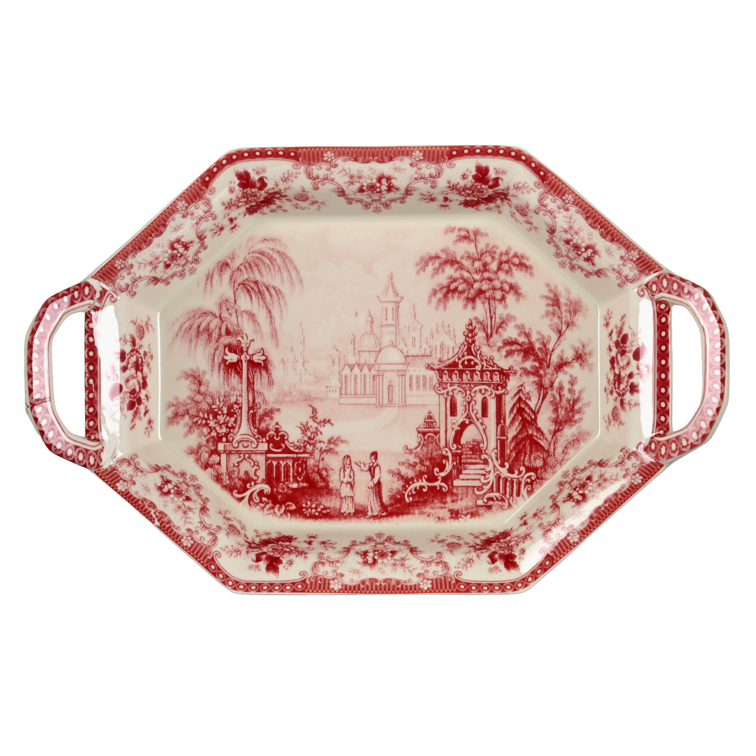 Florantine Sunum Tepsisi 37cm Kirmizi - 1