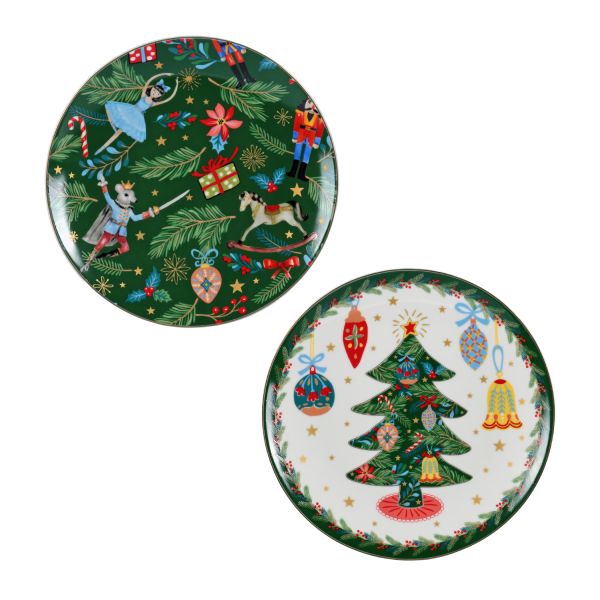 Jollina Bone 20Cm 2 Li Tabak Seti - 1