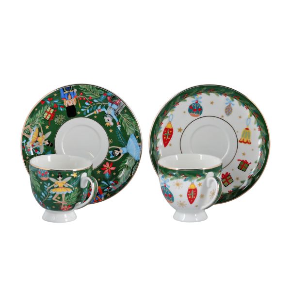 Lucky Art - Jollina Bone 2Li Kahve Fincani Seti 110Cc (1)