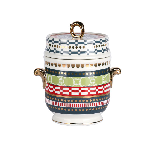 Lancelot Bone Kulplu Kavanoz 16Cm