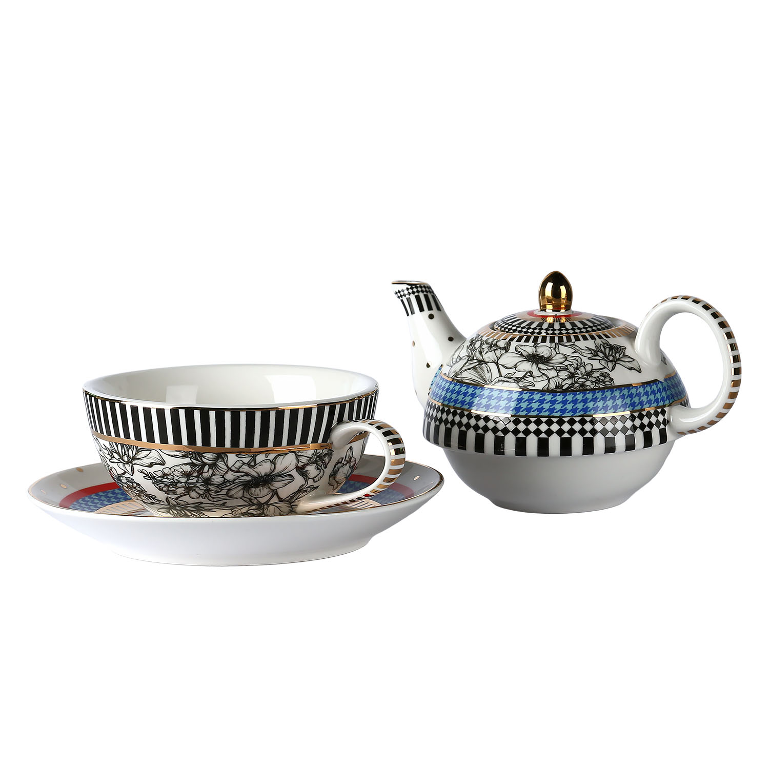 Maggey Bone Tek Kisilik Demlik & Fincan Seti - 2