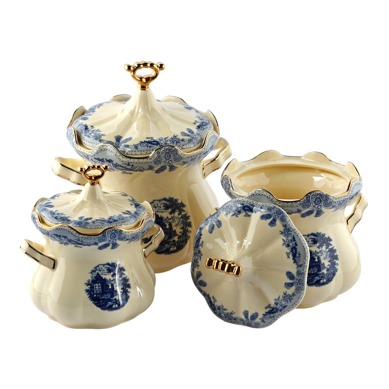 Margaret New Bone 3Lü Kavanoz Seti - 2