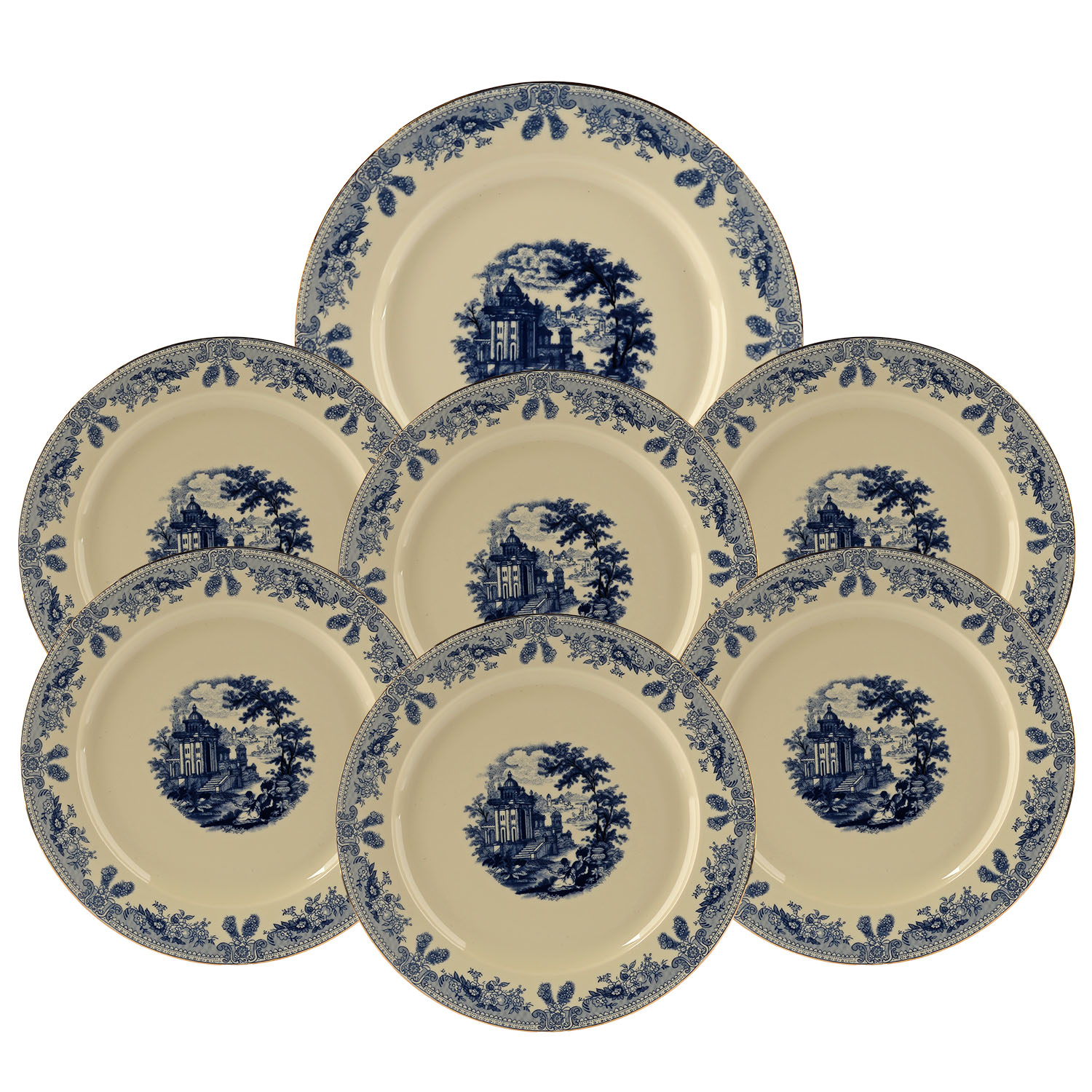 Margaret New Bone 7Parça Pasta Seti - 1