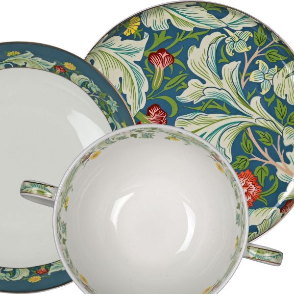 Lucky Art - Luckyart Sylva New Bone China Porselen 24 Parça Yemek Takımı (1)