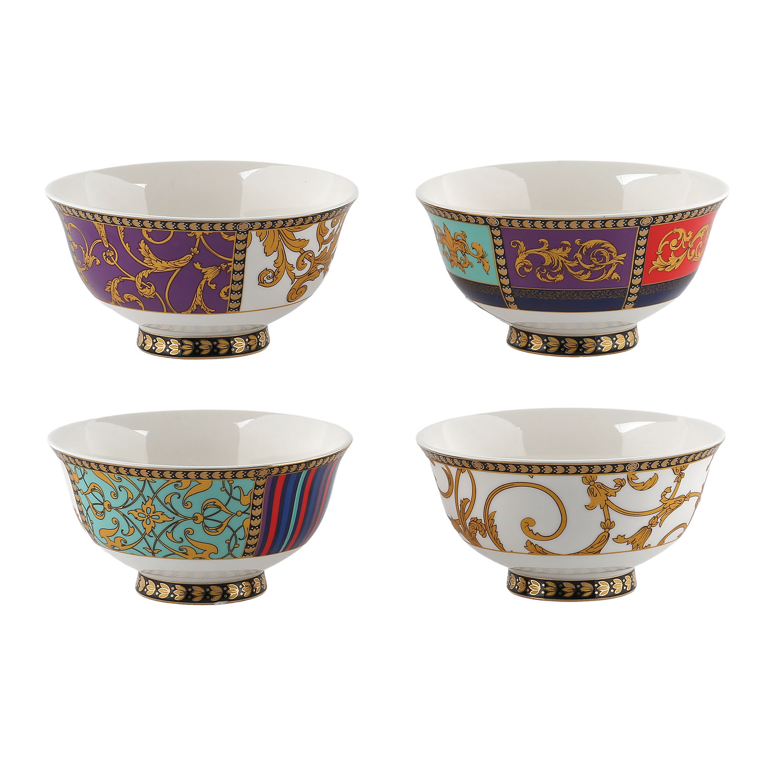 Valencia Bone 4Lu Kase Seti 12Cm - 1