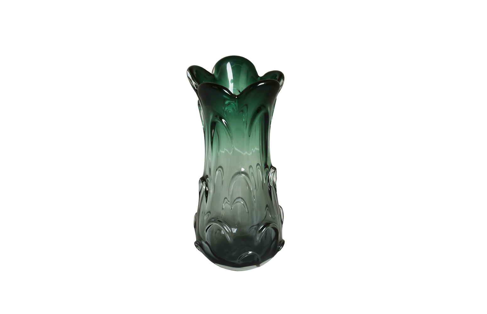 Cam Yesil Damla Vazo 14X35 Cm - 1