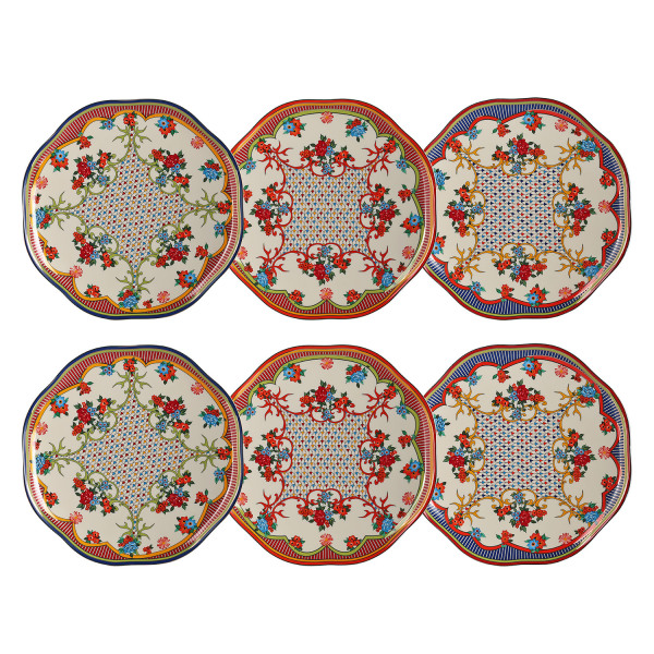 Fiora Bone 27Cm 6Li Tabak Seti - 1