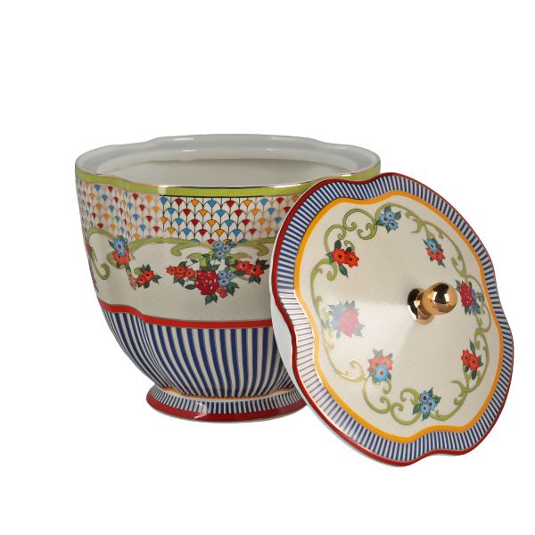 Lucky Art - Lucky Art Fiora Bone Kavanoz 17Cm (1)