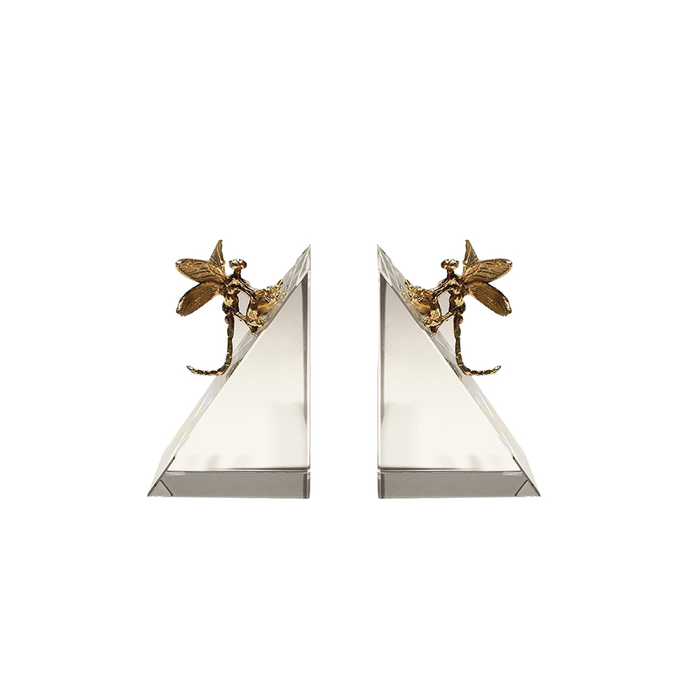 Luckyart Kristal Cam Kitap Tutucu Set 11x8x15 cm - 1