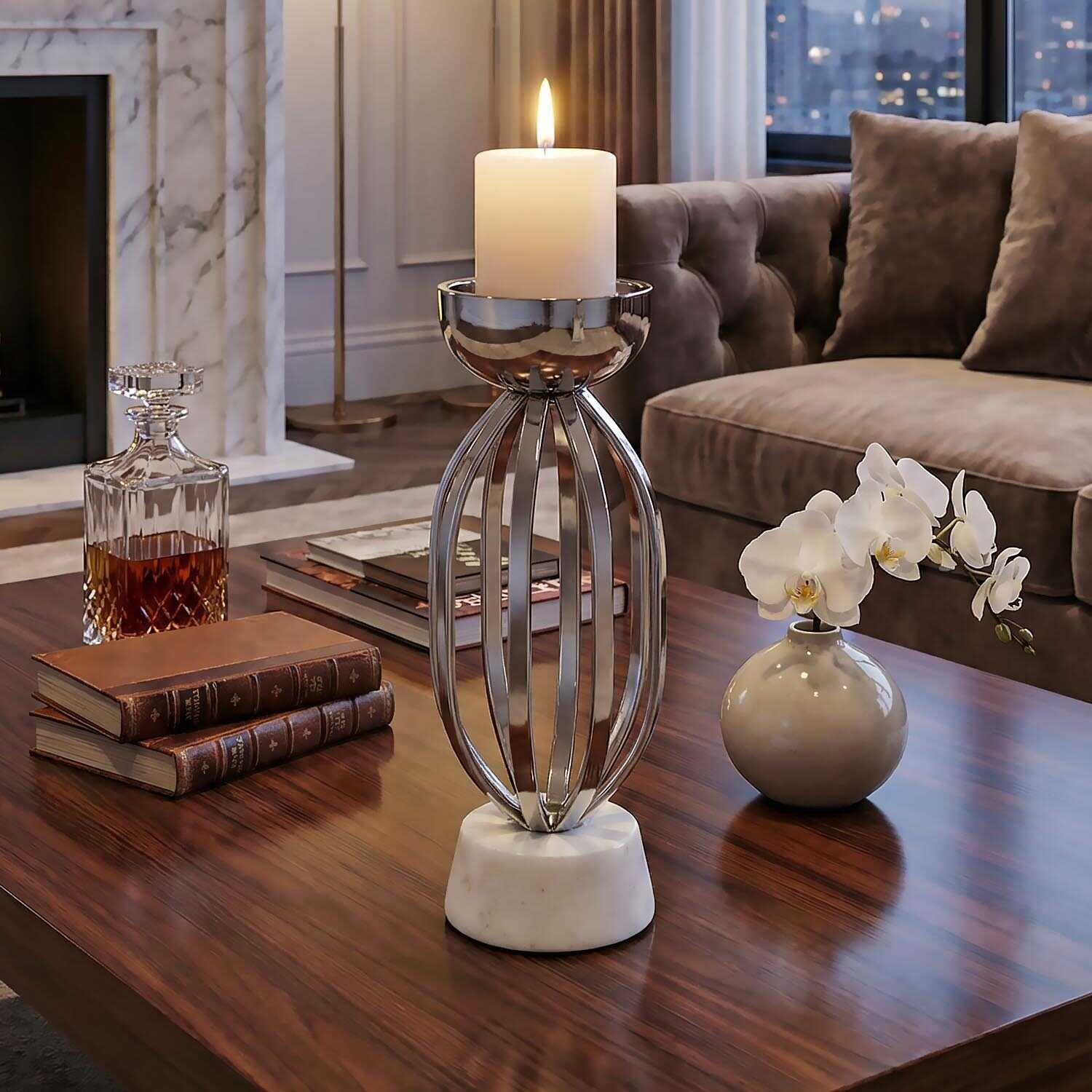 Lucky Art Krom&Mermer Kc Mumluk 28cm - 2