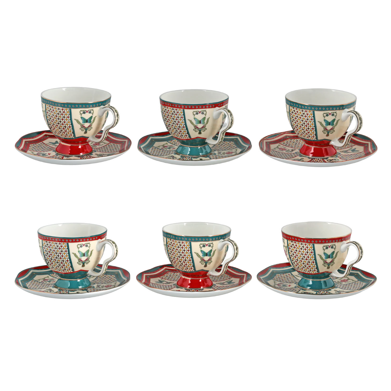 Liora Bone 6Li Cay Fincani Seti - 1