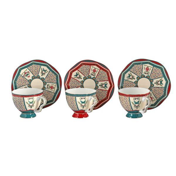 Lucky Art - Luckyart Liora Bone 6Li Cay Fincani Seti (1)