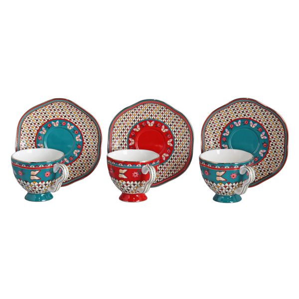 Lucky Art - Luckyart Liora Bone 6Li Kahve Fincani Seti (1)