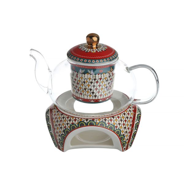 Lucky Art - Lucky Art Liora Bone Isiticili Cam Demlik (1)