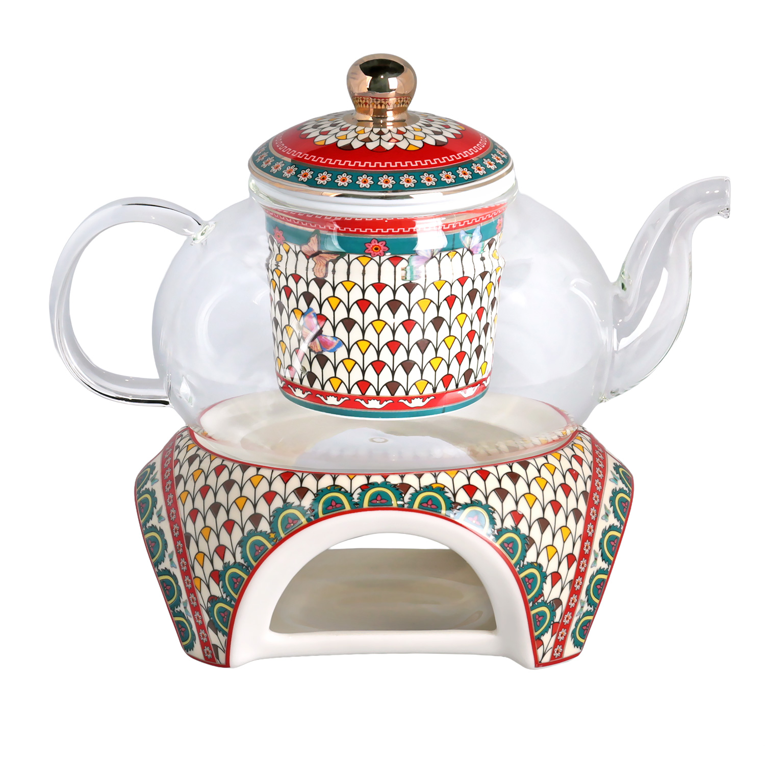 Liora Bone Isiticili Cam Demlik - 1