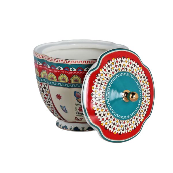 Lucky Art - Luckyart Liora Bone Kavanoz 17Cm (1)