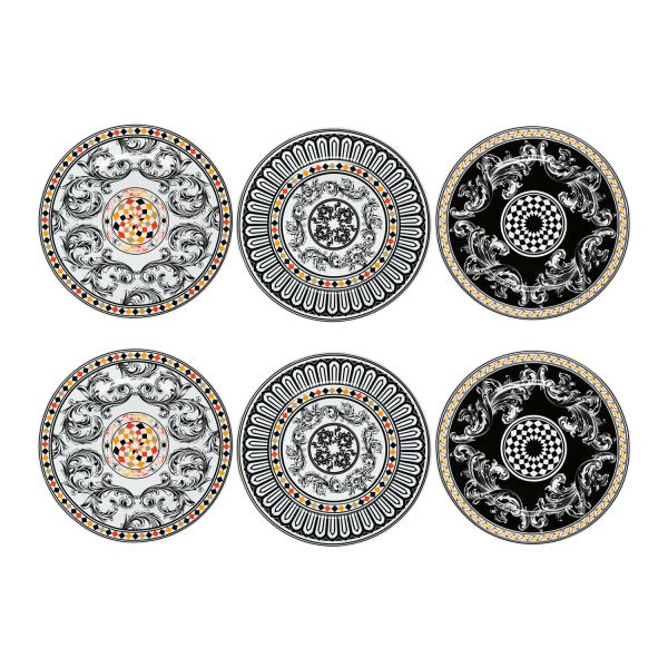 Margery Bone Porselen 6lı Tabak Seti 20 cm - 1