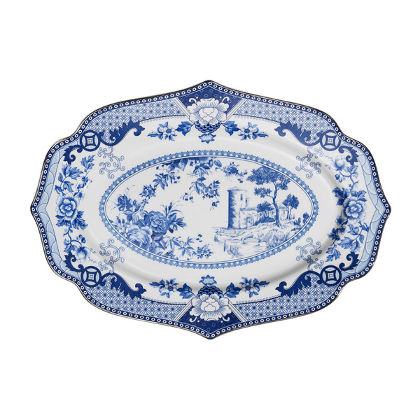 Luzia Bone 30 cm Oval Servis Tabağı