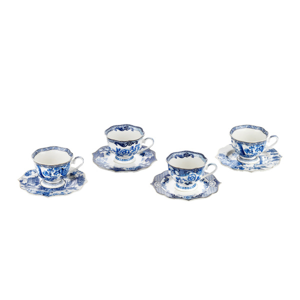 Luzia Bone 4’lü Çay Fincanı Seti 220 ml