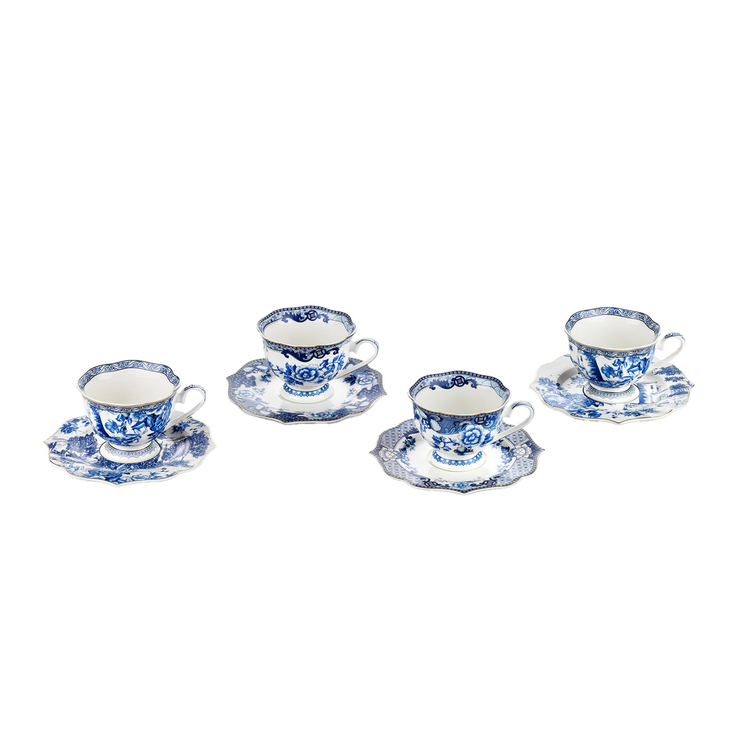Luzia Bone 4’lü Çay Fincanı Seti 220 ml - 1