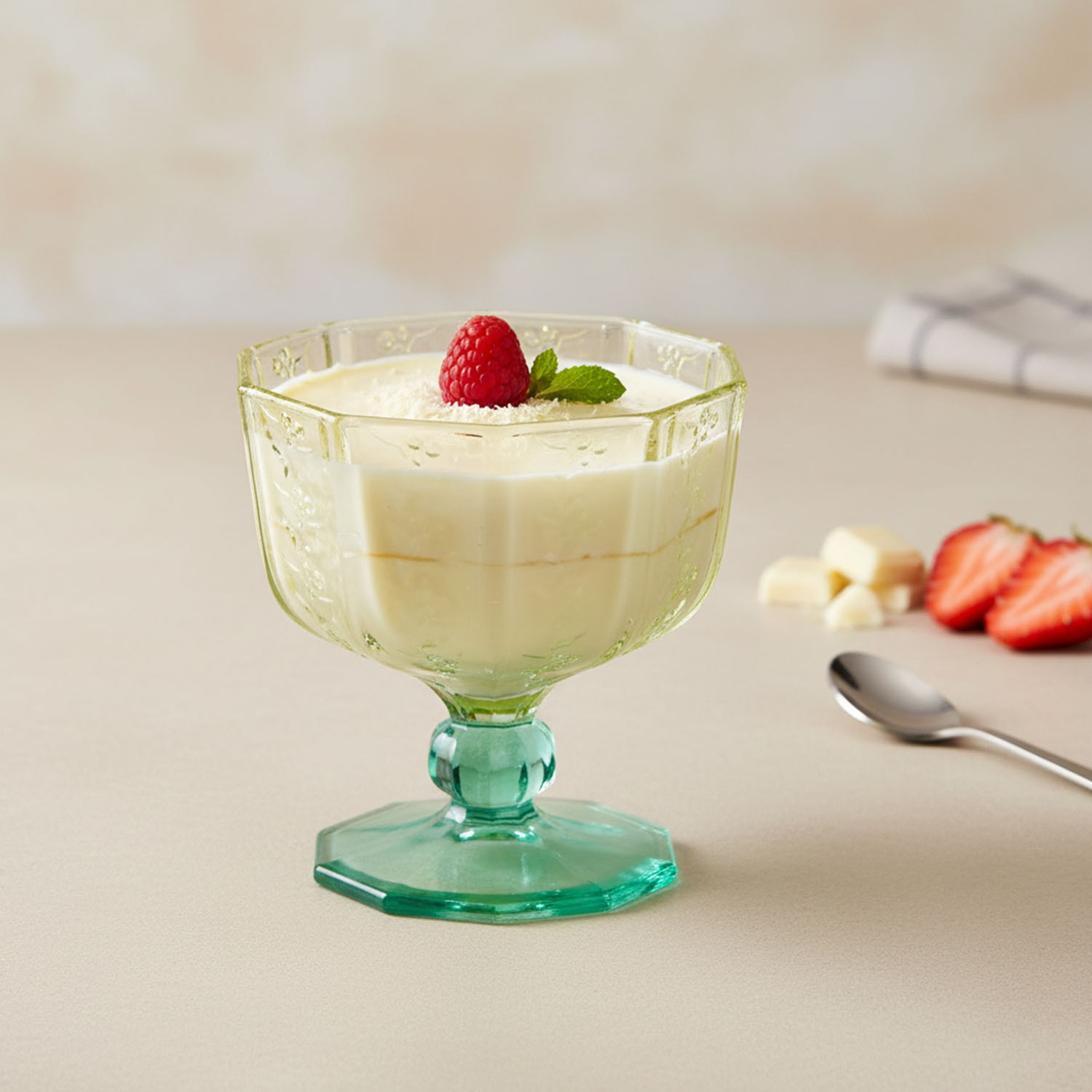 Mira Lucky Art 4Lu Cam Ayaklı Kase Seti - 3