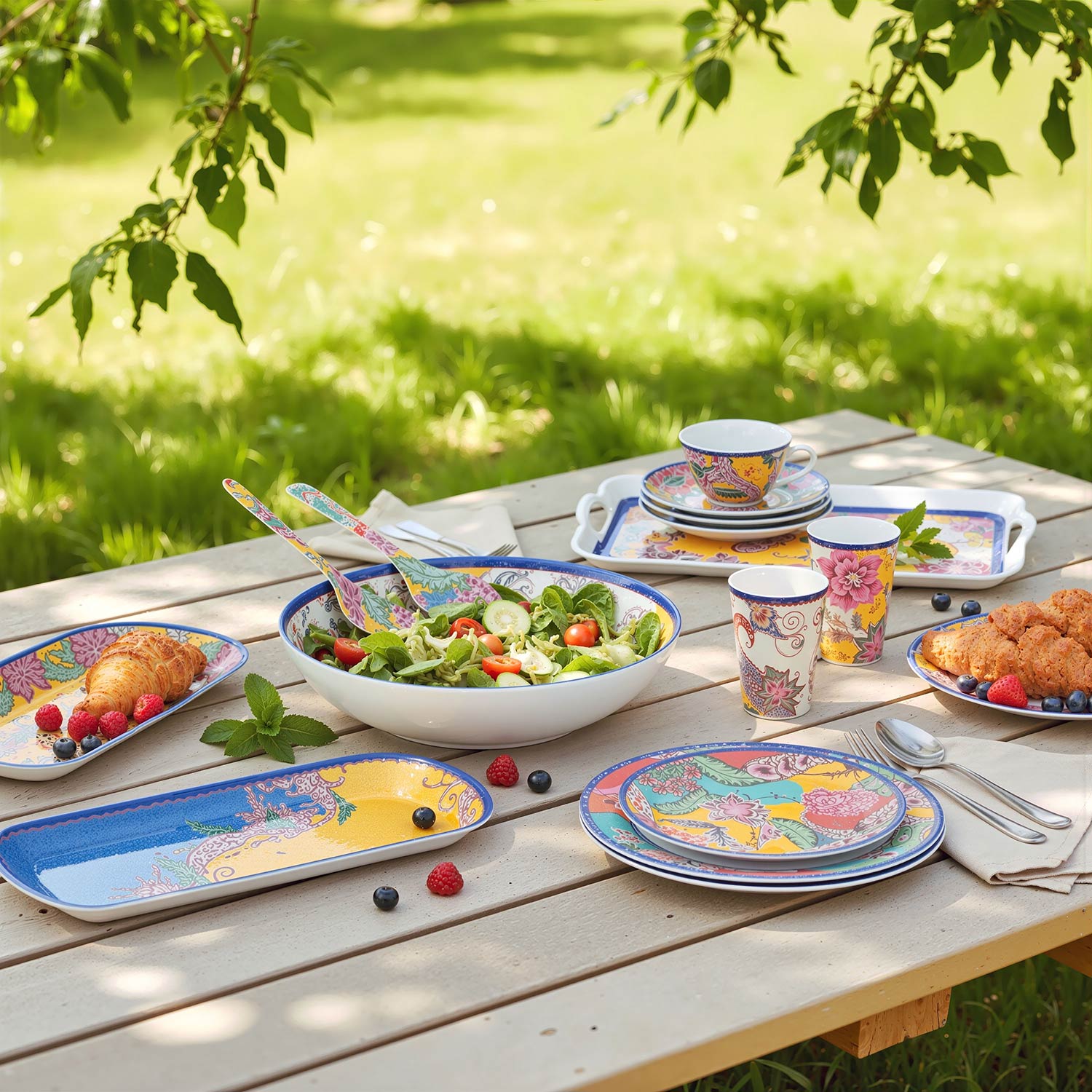 Paiselle Melamin 2Li Baton Tabak 49Cm - 4