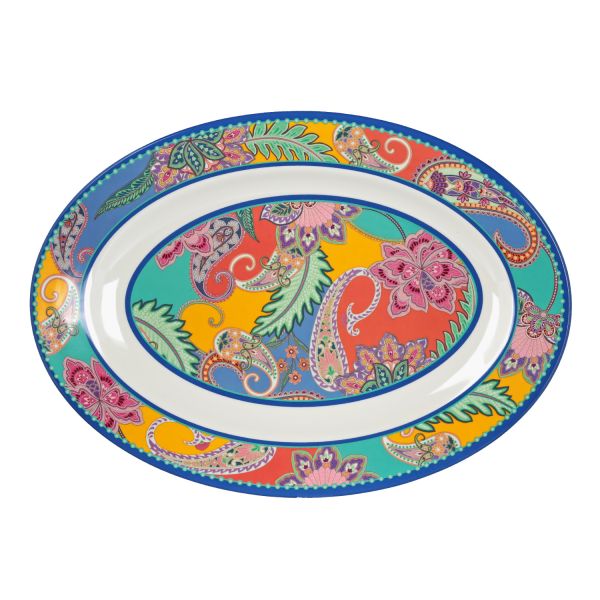 Paiselle Melamin 2Li Oval Sunum Tabaği 41 Cm