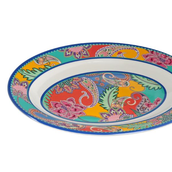 Lucky Art - Paiselle Melamin 2Li Oval Sunum Tabaği 41 Cm (1)