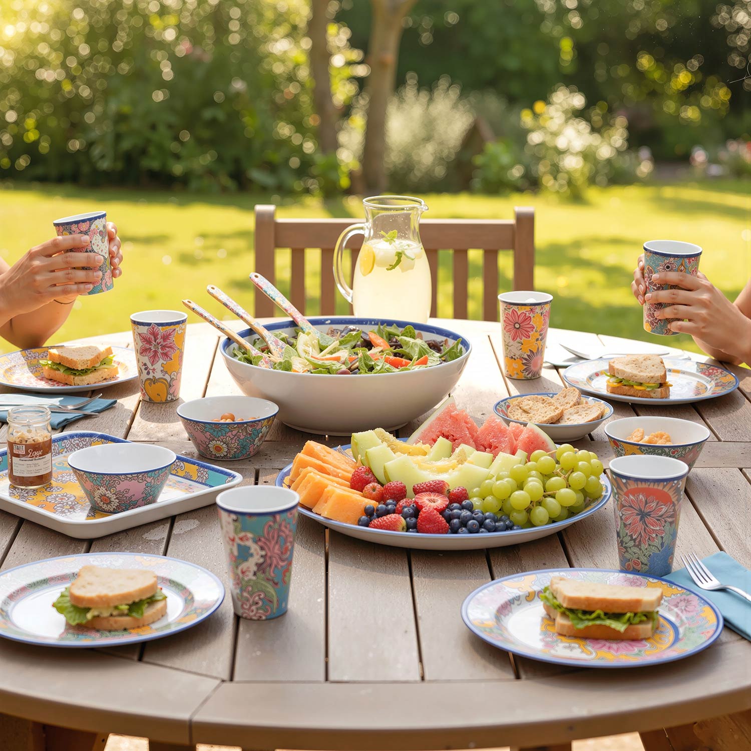 Paiselle Melamin 4Lu Bardak Seti 450Cc - 4