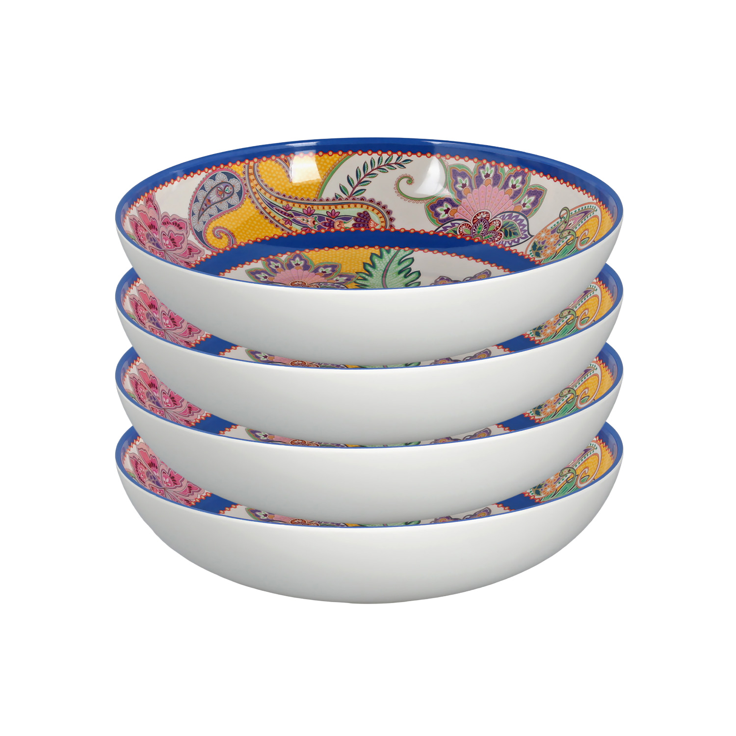 Paiselle Melamin 4Lu Yemek Tabak Seti 21Cm - 4