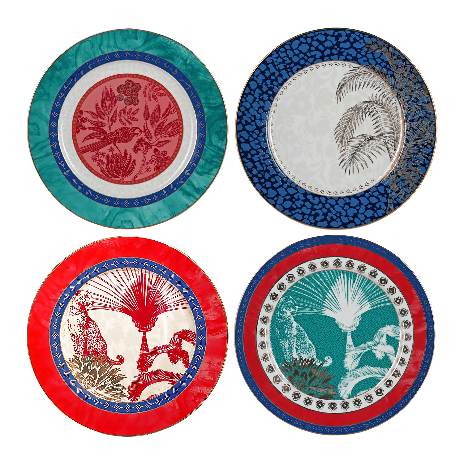 Palmera Bone 20cm 4lu Tabak Seti - 1