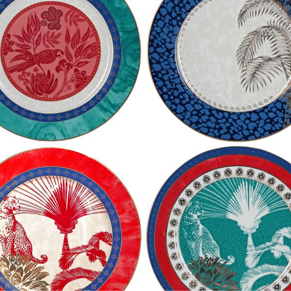 Lucky Art - Palmera Bone 20cm 4lu Tabak Seti (1)